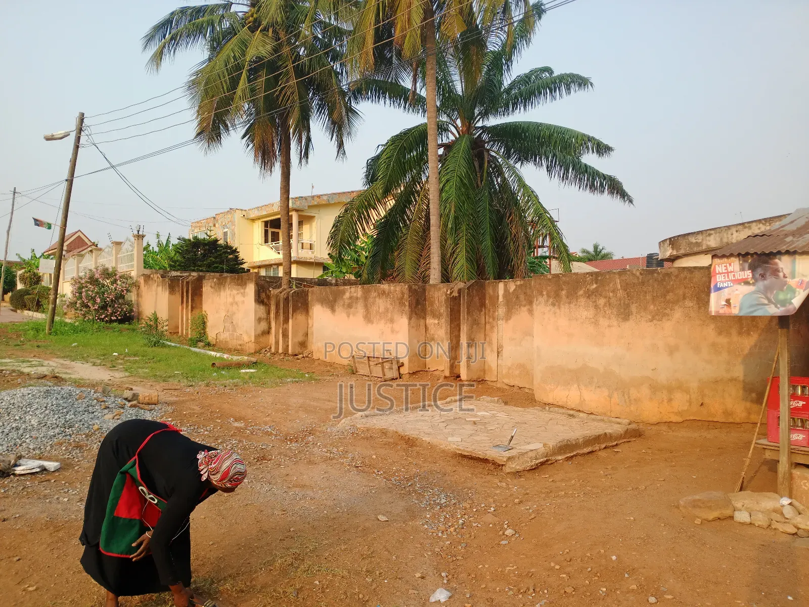 1 Acre Land on Side of Main Road West Legon