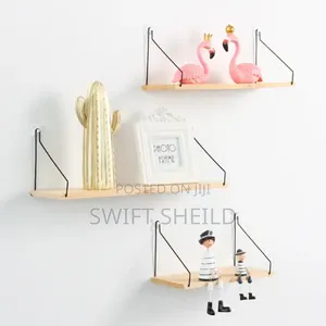 3 Set Wooden Floating Shelves (No Drilling Easy to Fix)