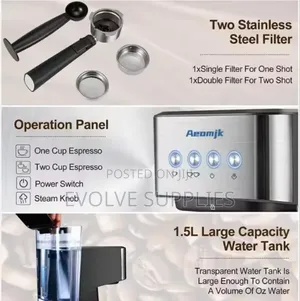 20 Bar Espresso Coffee Machine