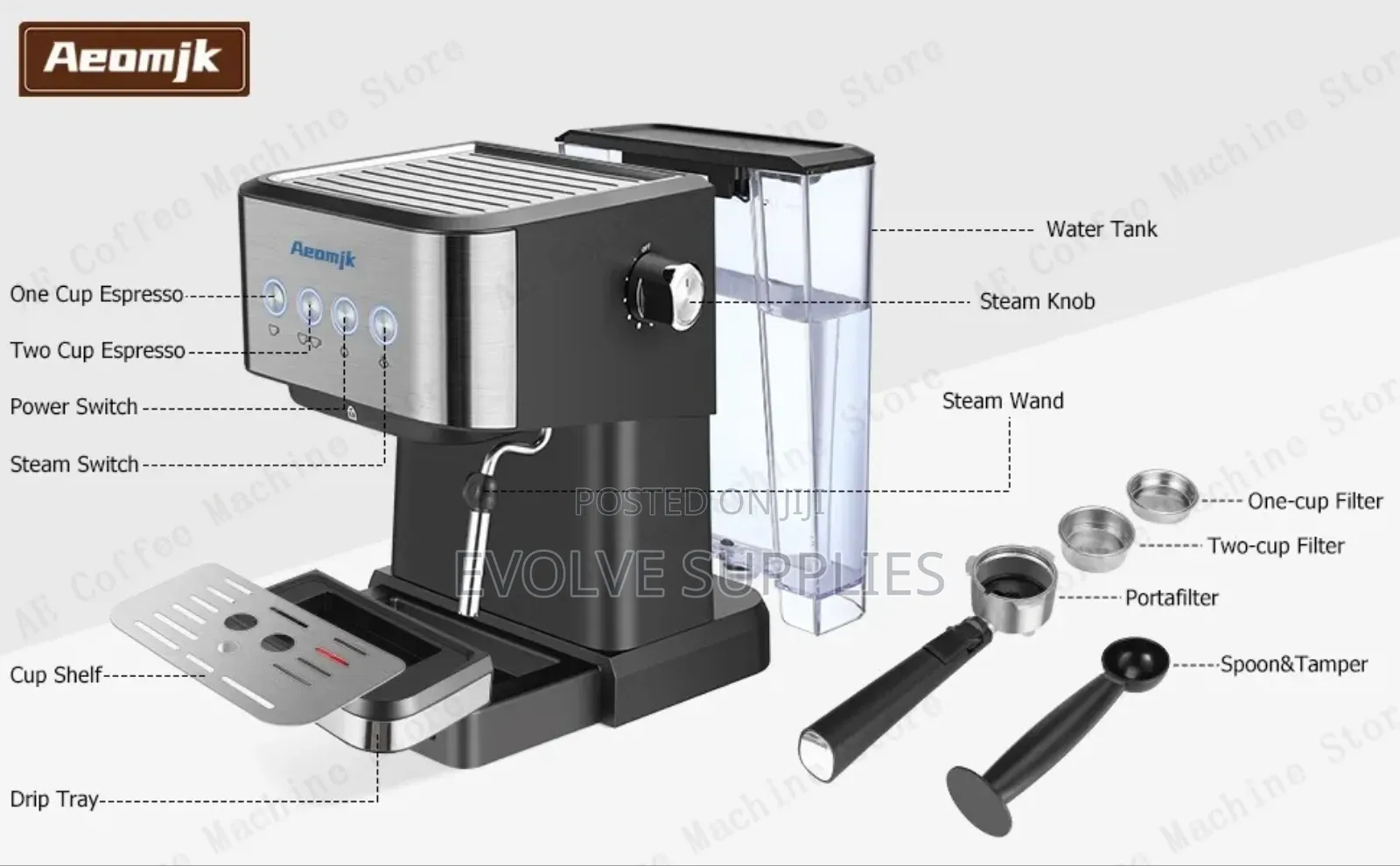 20 Bar Espresso Coffee Machine