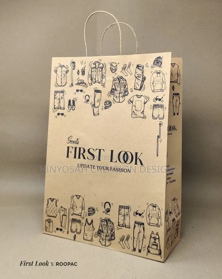 Paper Bag Design With Printing