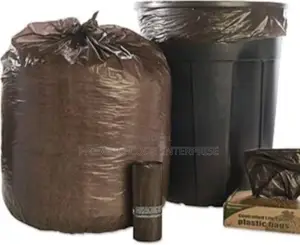 Trash Bag 40 Liters - Brown, 180 Pieces