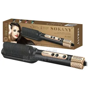 Sokany One Step Hair Straightener Brush Comb SK-1008 950F