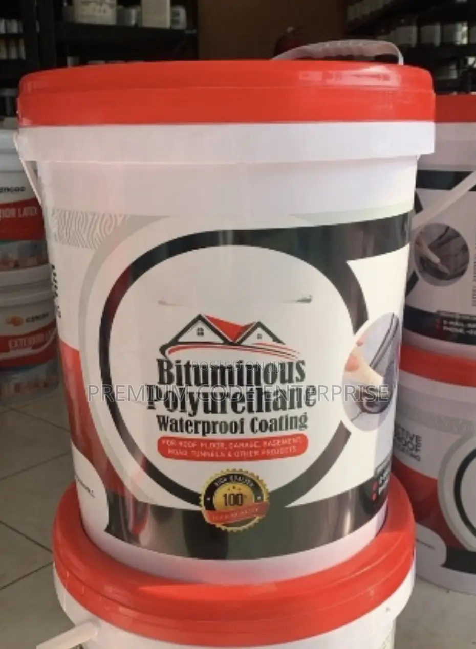 Bitumin Polyurethane Waterproof Coating, 20 Liters