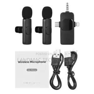 Wireless Mic - Black3-in-1 Wireless Collar Clip Microphone
