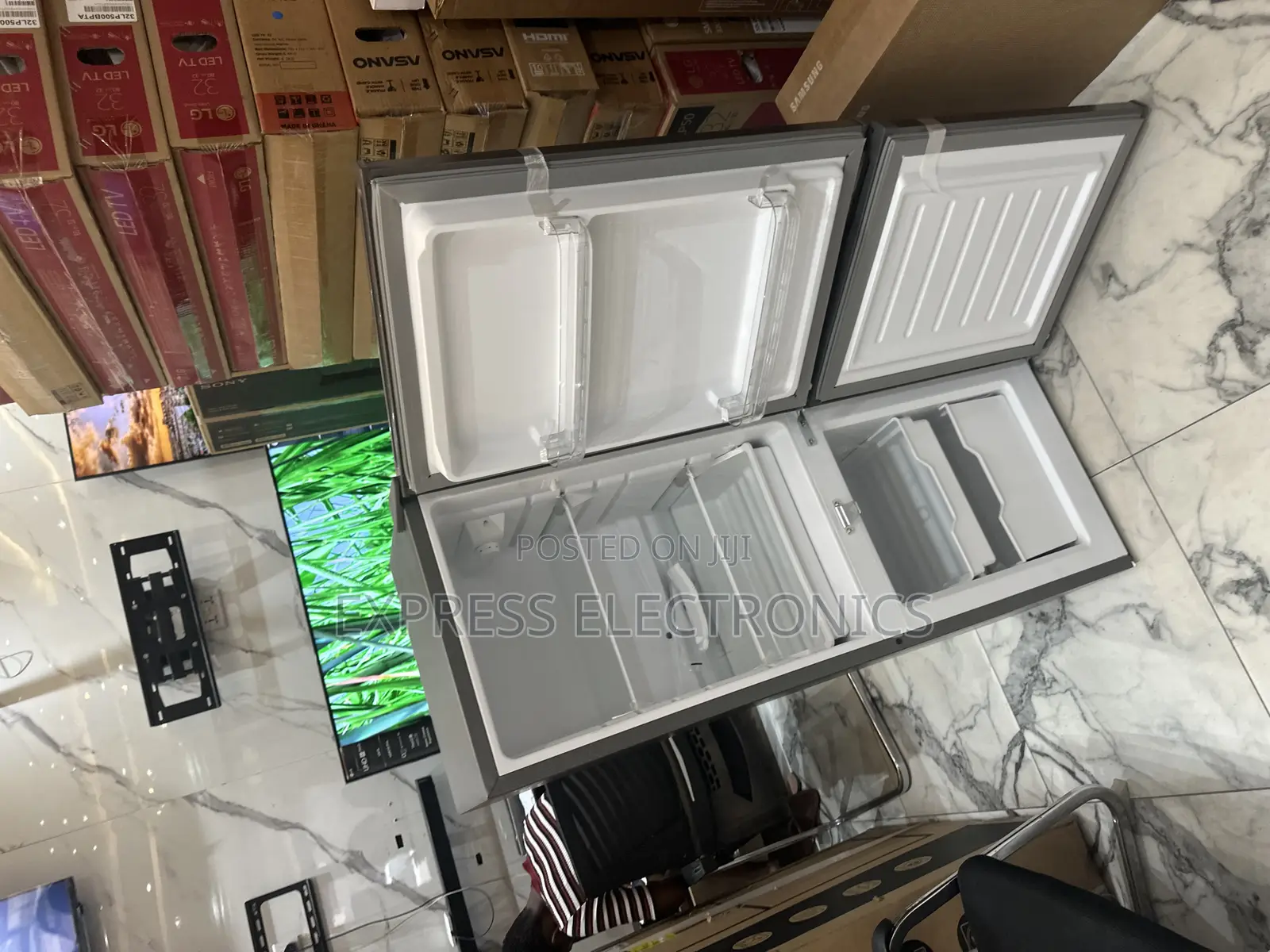 Smart Storage Double Door Fridge 200L Best Buy for Less