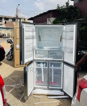 Efficient Midea 4 Door Side by Side Electric Refrigerator.