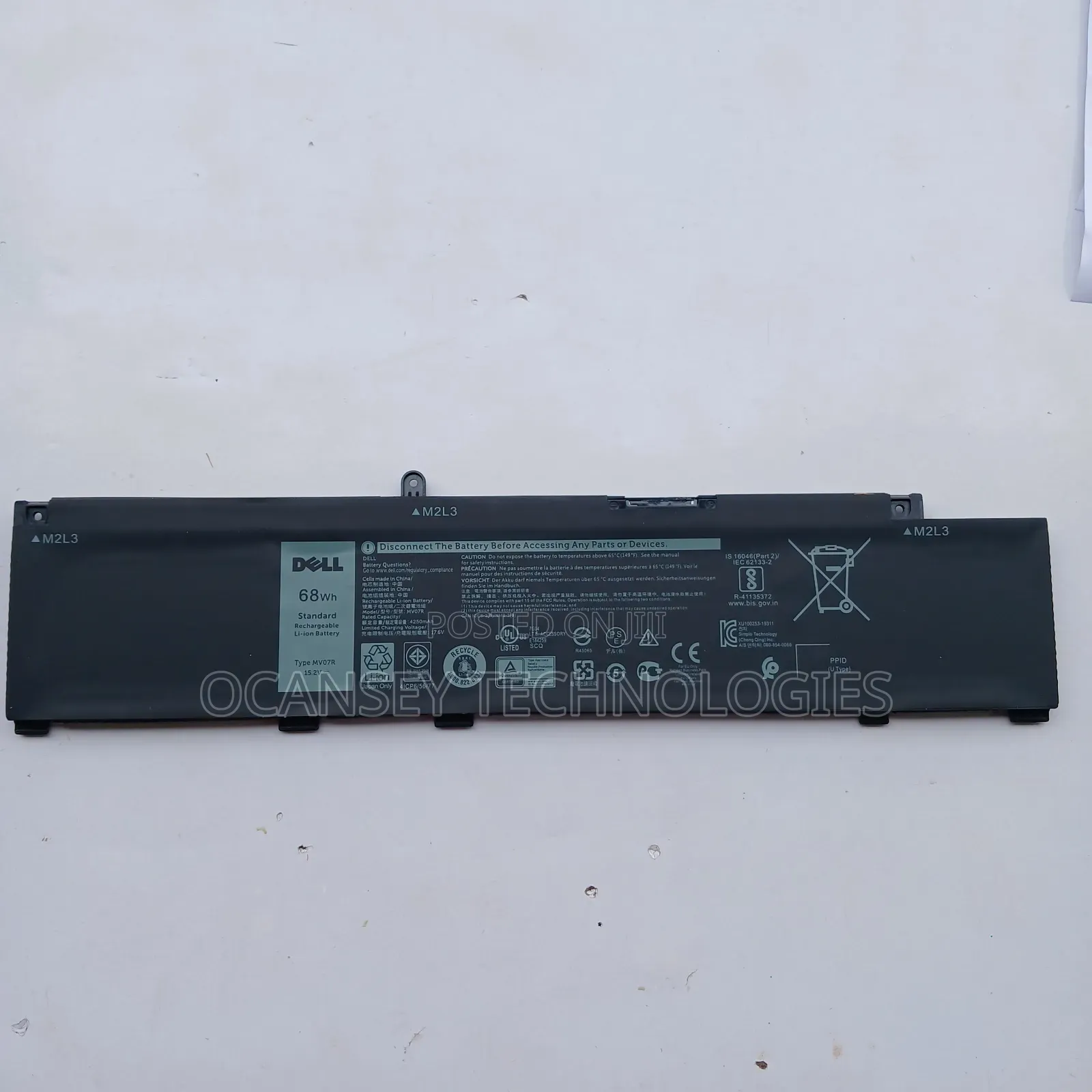 Original Dell Mv07r Battery For G3 15 3500 3590 G5 5500