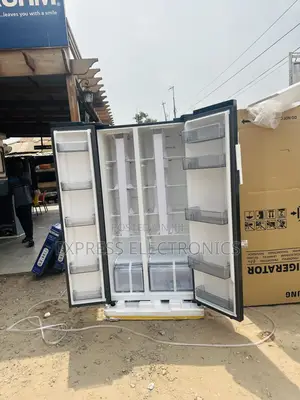 Smart Storage Samsung Rs57dg4000b4 Side by Side Fridge.