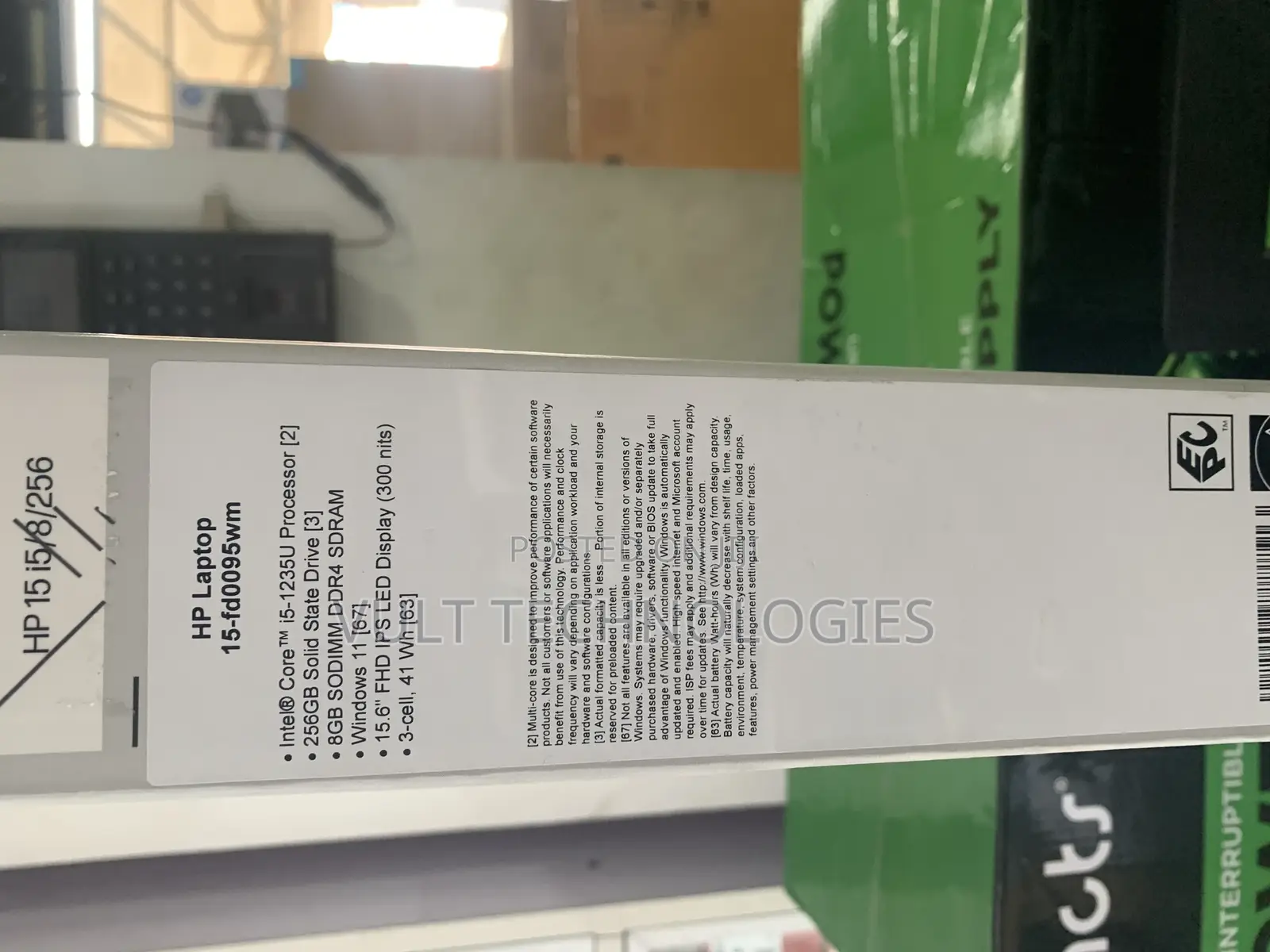 New Laptop HP 15 8GB Intel Core i5 SSD 256GB