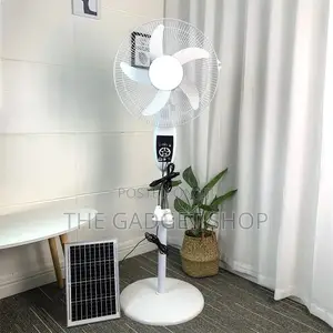 Rechargeable Standing Fan With Speaker