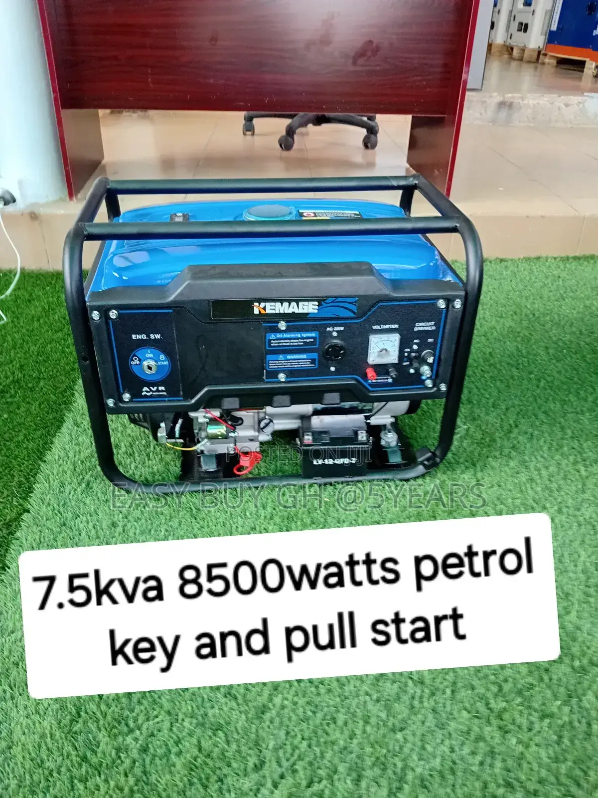 Popular Kemage Petrol Generator 7.5kva 8500watts 7.5kva