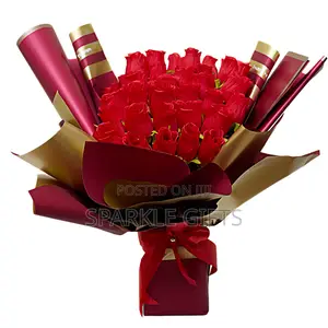 Fresh Stunning Natural Rose Bouquet For Her This Valentine