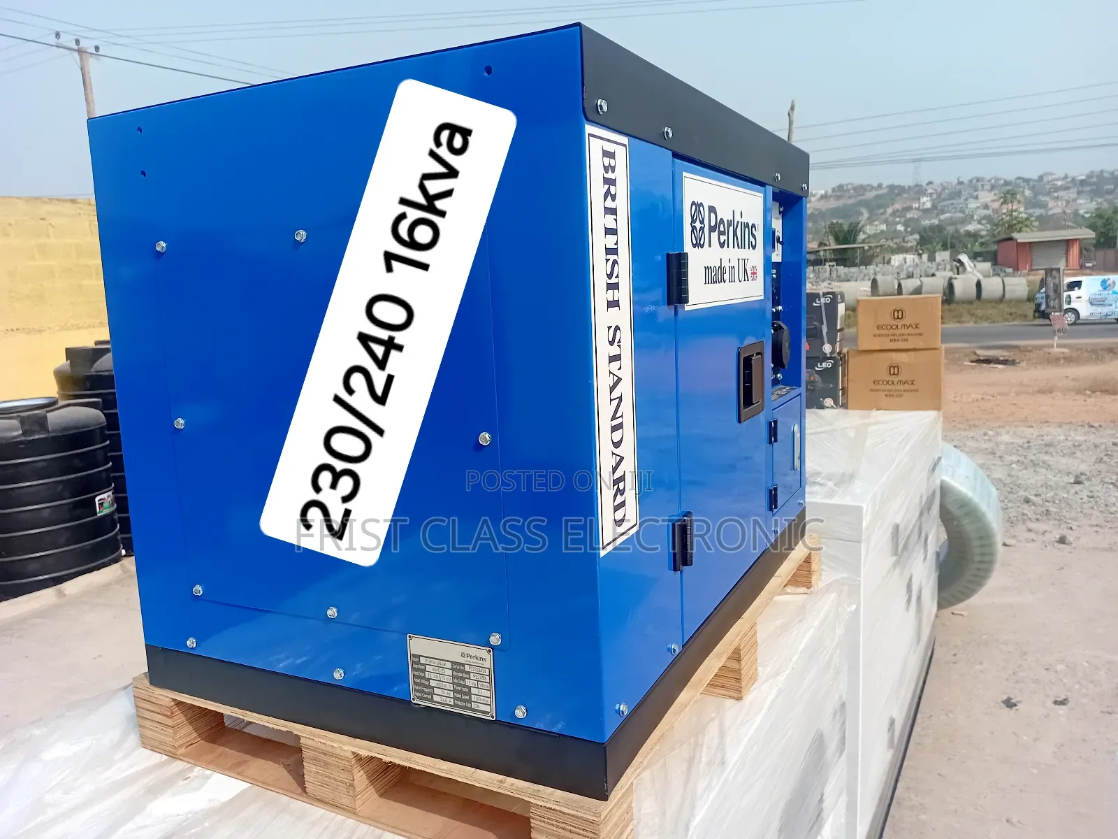 Cool 16kva Perkins Generator Diesel Engine Silent 16kva