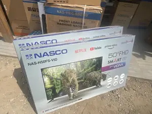 DVBT2 Nasco 50" LED UHD/4K Smart Satellite TV