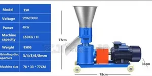 150 Kg Capacity Pellet Machine Dogs Sheeps,Cattle Rabbit
