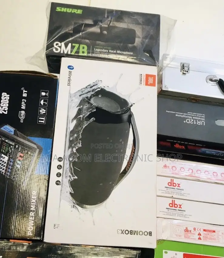 Original JBL Boombox 3 Wireless Portable Bluetooth Speaker.