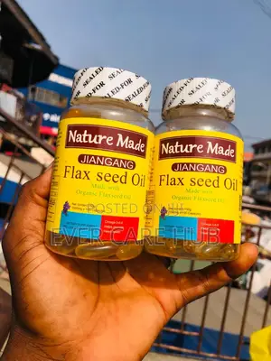 Flax Seed Oil Soft Gel Helps Heart Health