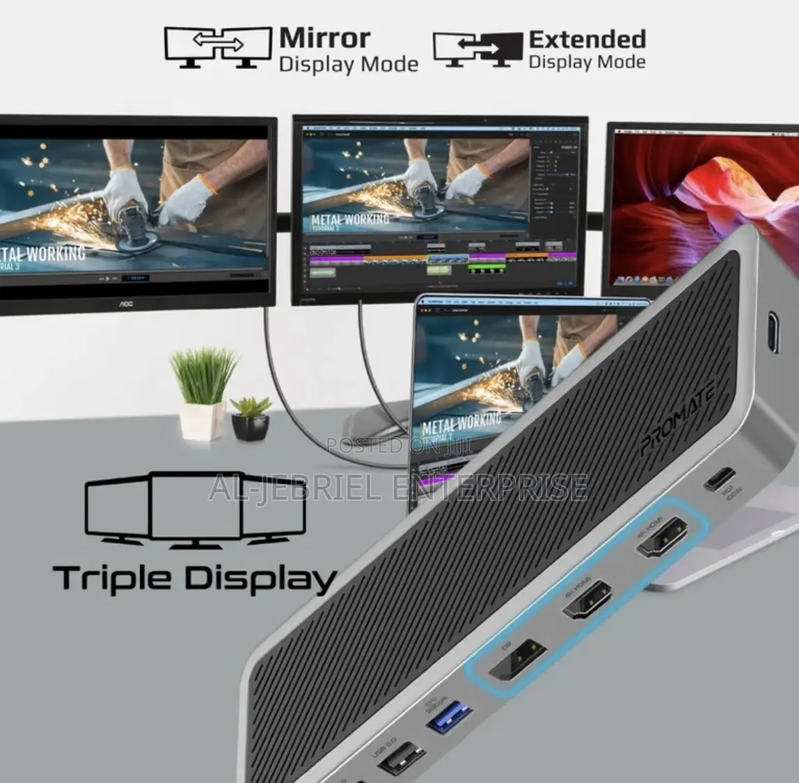 Promate USB-C Hub (APEXHUB-MST)
