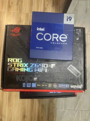 Intel CORE I9 CPU ASUS Z690 Rog Strix Combo