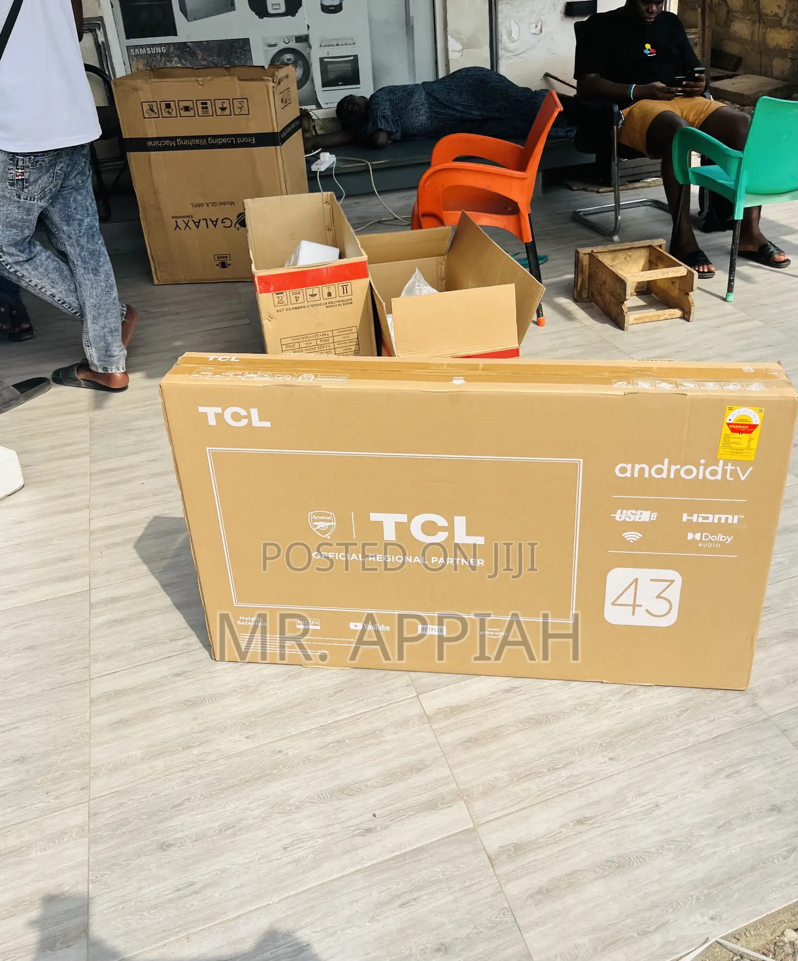Sealed in Box TCL 43s4500 43” FHD Smart Screen Television.