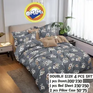 Luxury Cotton Double Size Duvet Set(Available in Diff Colors