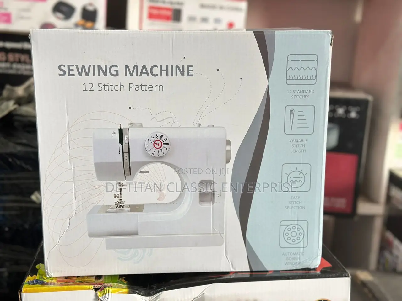 12 Stitches Multifunctional Electric Sewing Machine