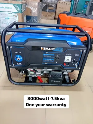 Portable 7.5kva Petrol Key Start Genset