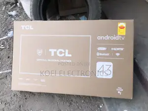 TCL 43 Inch Smart Android TV Ideal For A Room