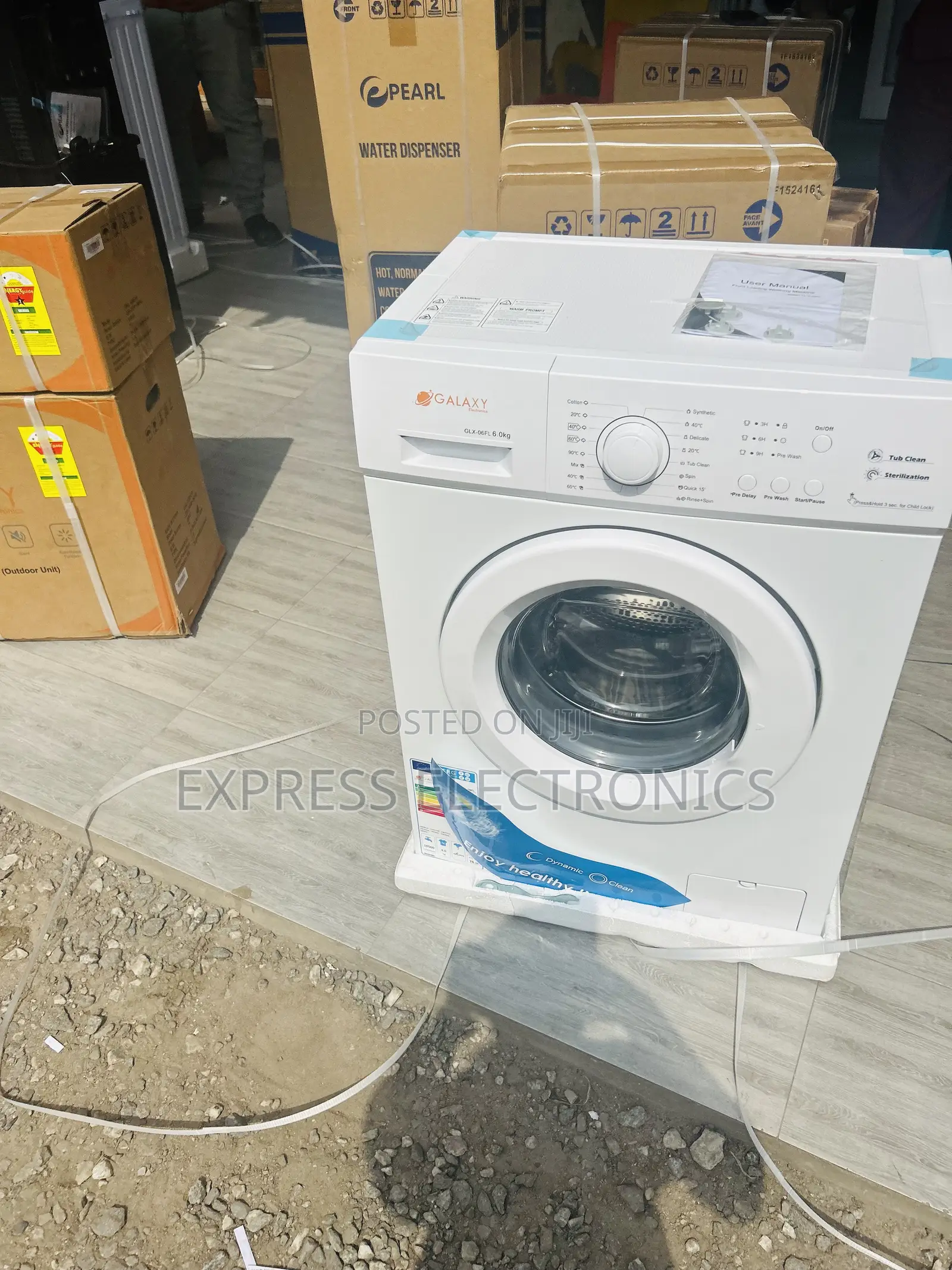 Zealous Design Washing Machine 6kg Front Load Galaxy