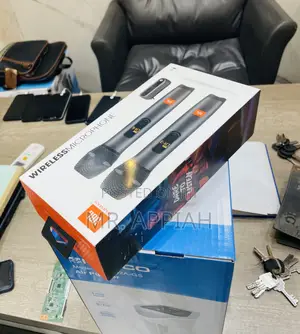 Classic Design JBL Wireless Smart Microphone Set(Black).