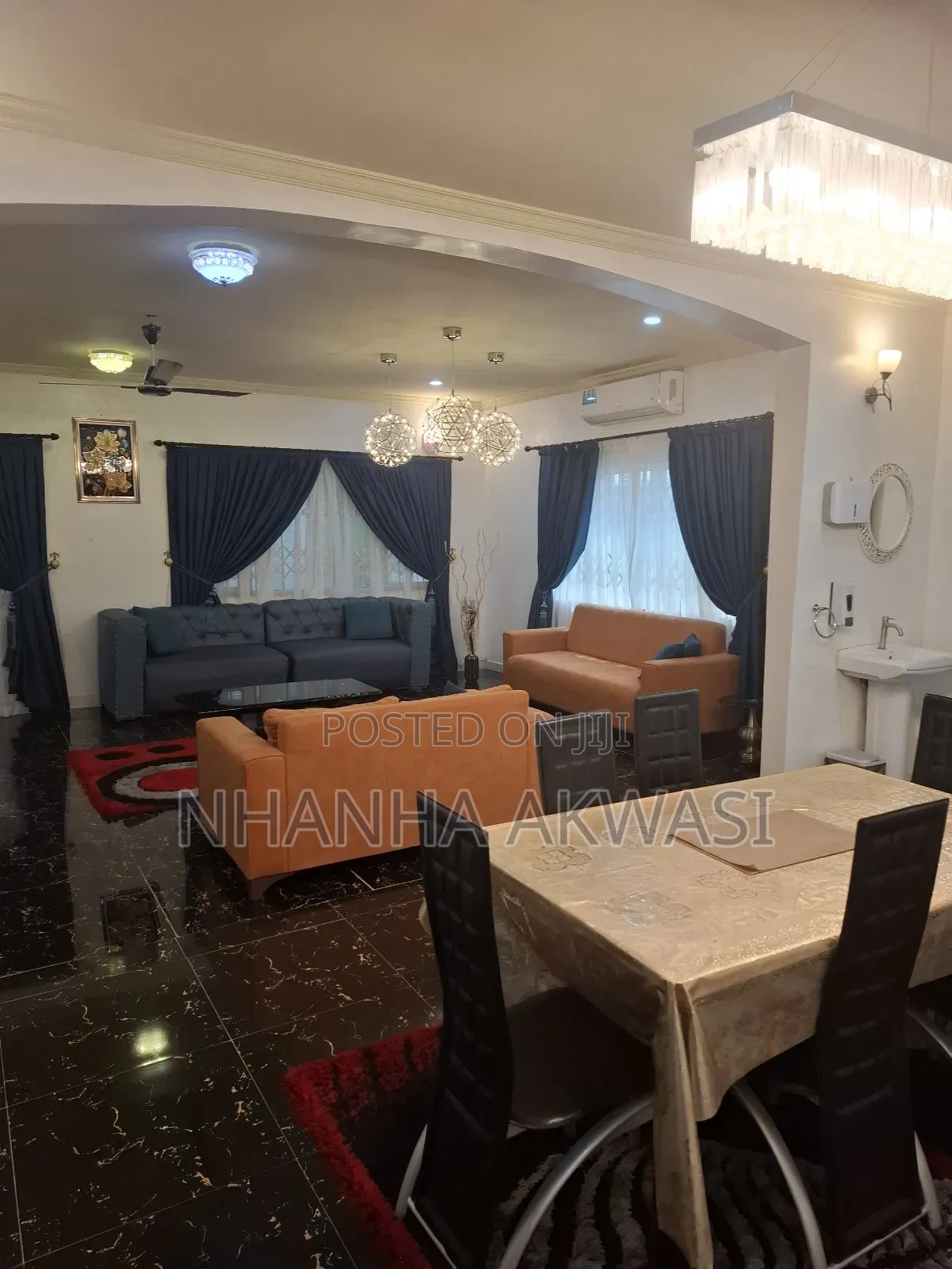 Furnished 5bdrm House in Spintex, Tema Metropolitan for rent