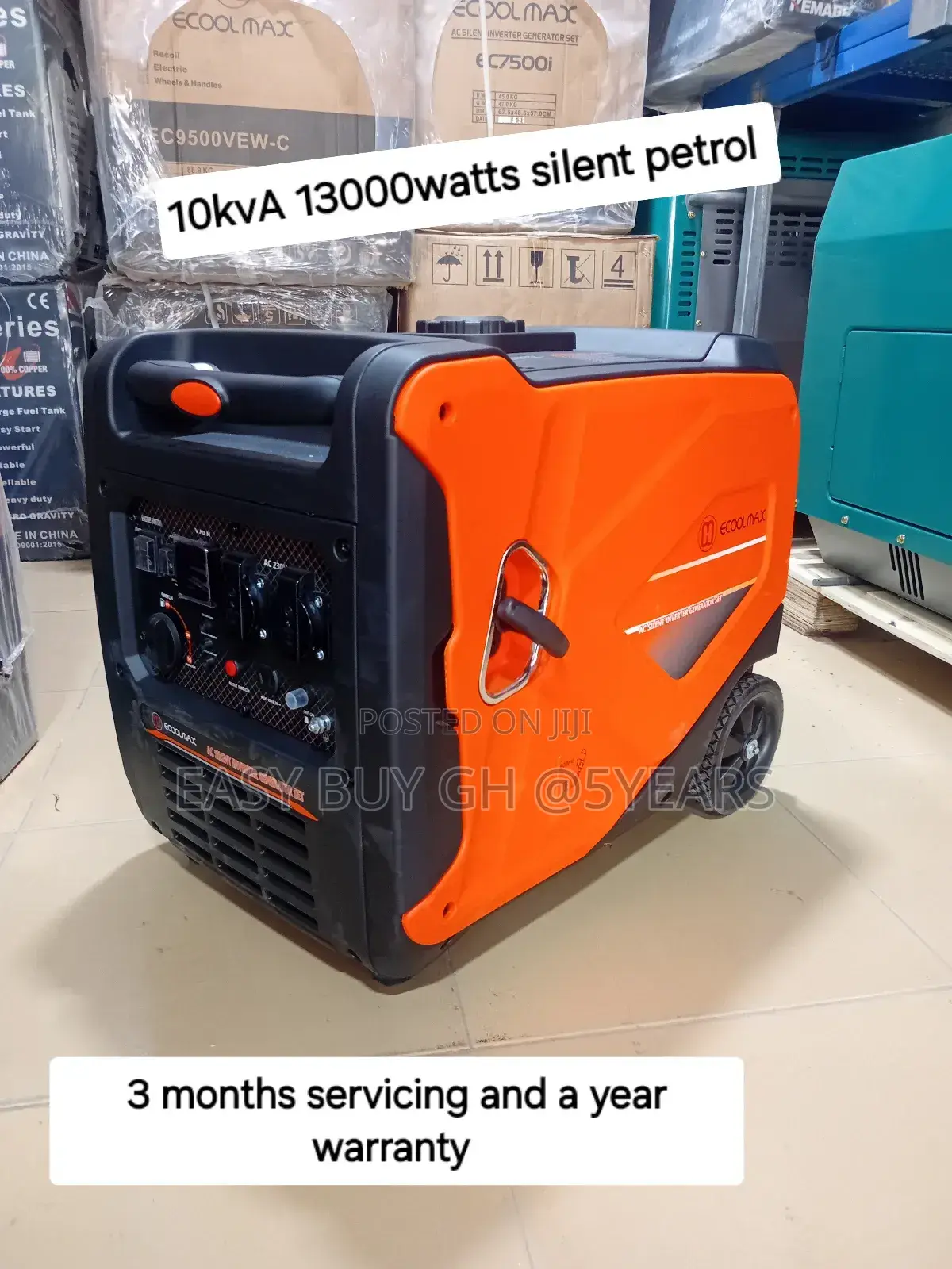 Top Class 10kva Ecool Max Petrol Inverter Generator 10kva