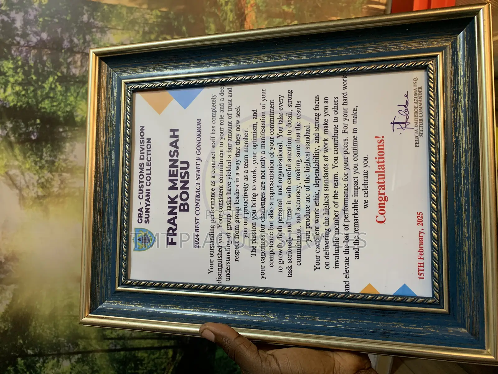 Citation Frames for Your Awards and Events
