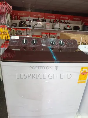 Fast Reliable - Decakila 15kg Semi-Automatic Washer!