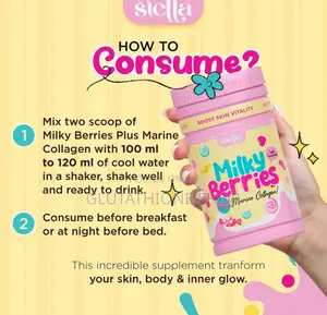 Stella Milky Berries Skin Whitening Glowing Supplement