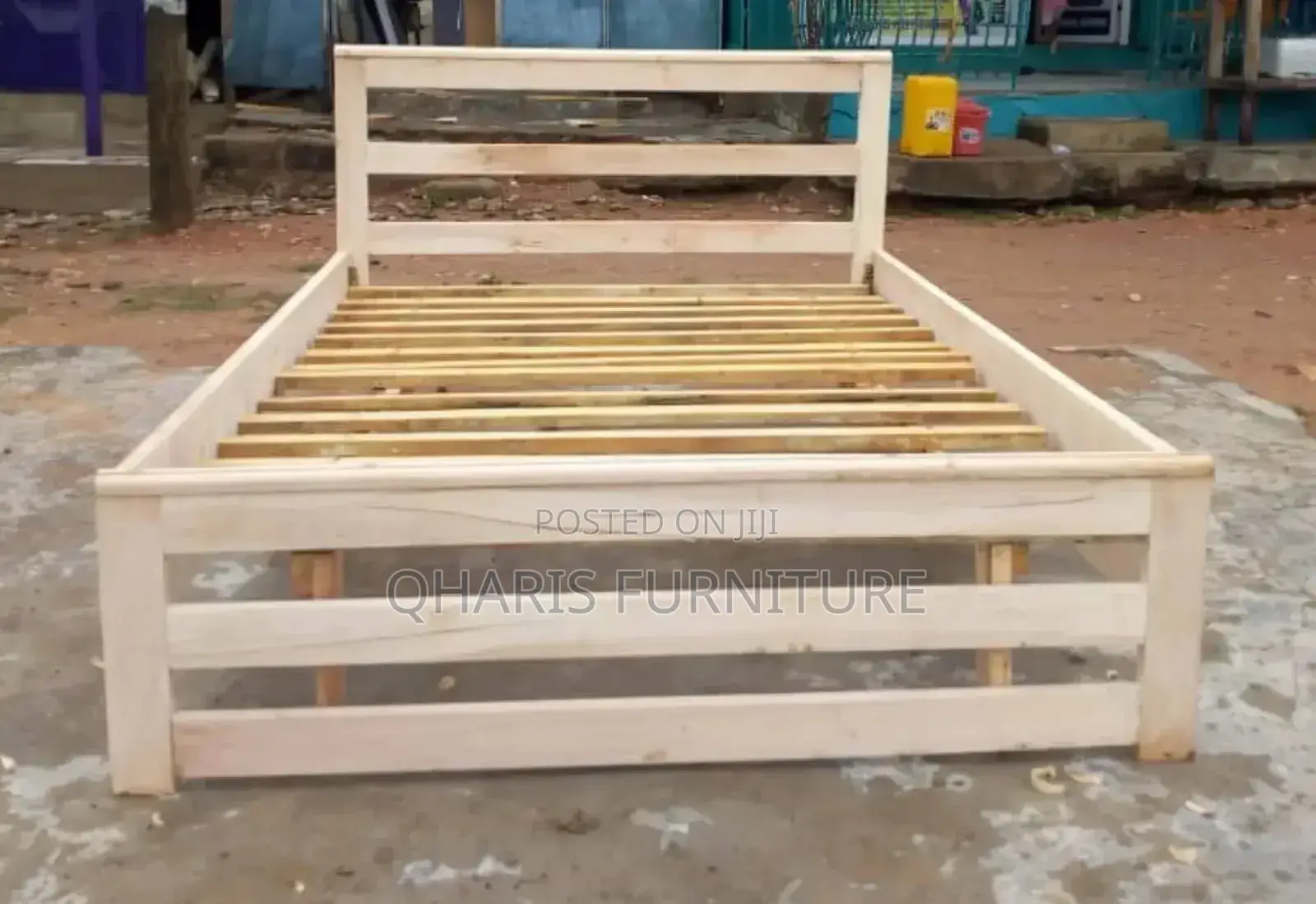 Simple Wooden Bed