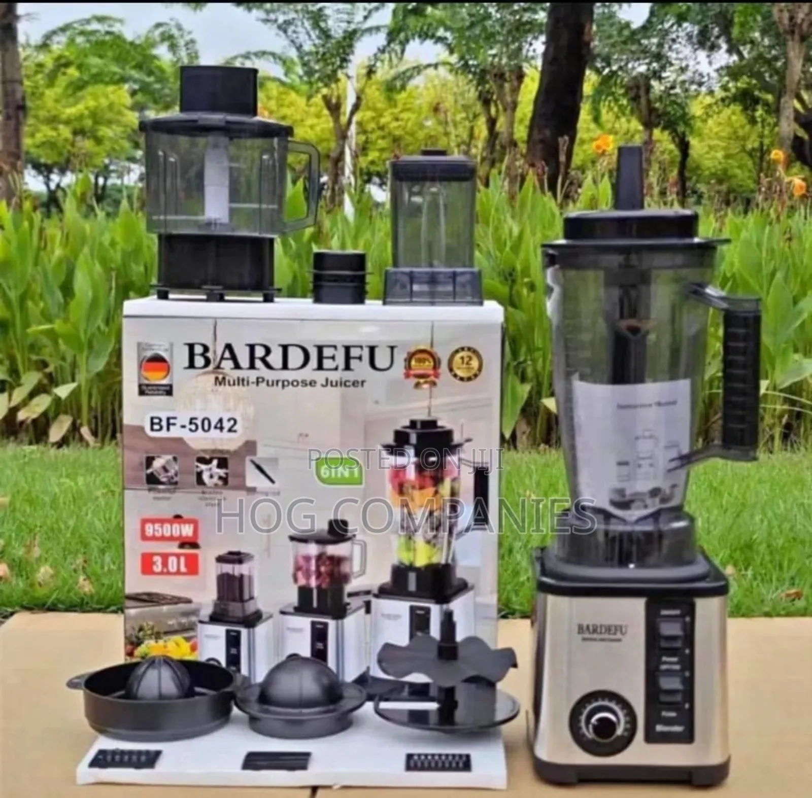 BARDEFU 6 in 1 German Industrial Electric Blender