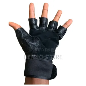Original Leather Hand Gloves For Gym, Military And Riding