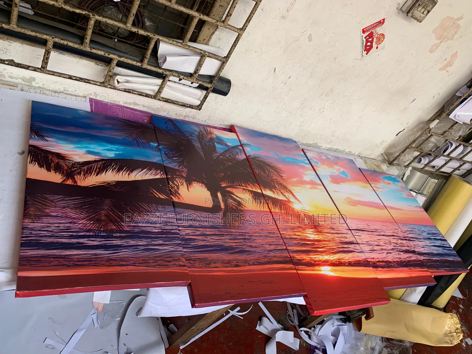 Big Size Canvas Wall Arts 3D Panels Frame Decor