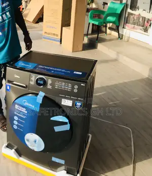 Available Midea Gray Frontload 8kg Inverter Smart Washer
