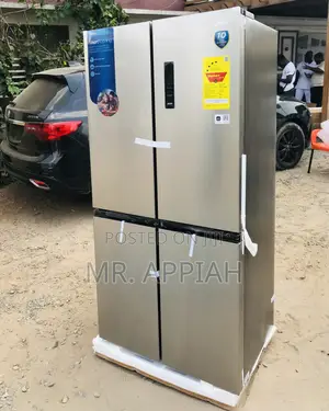 Reliable Midea 4 Door Side by Side Electric Fridge(Silver)