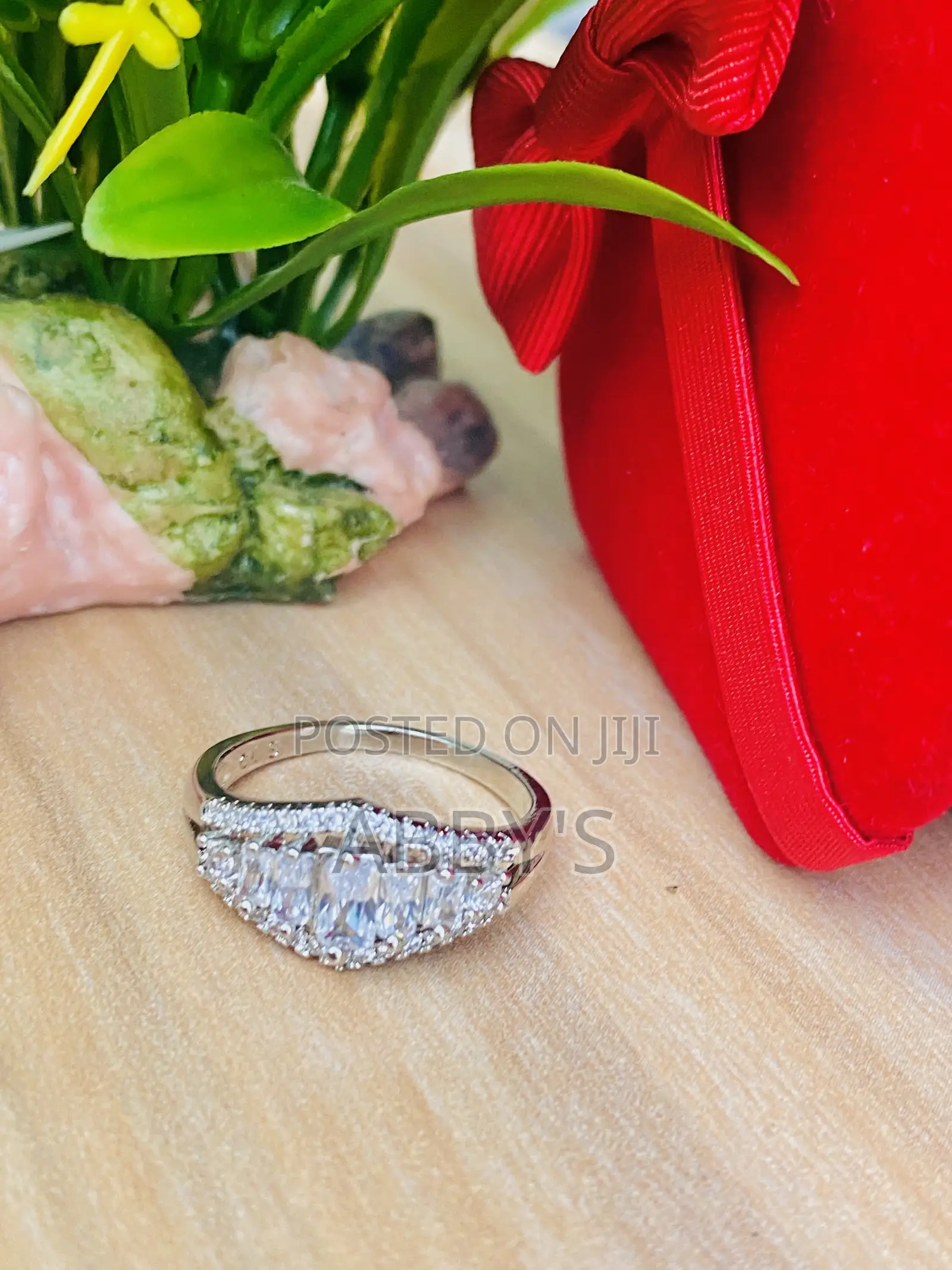 Classic Four Roll Silver Promise Ring