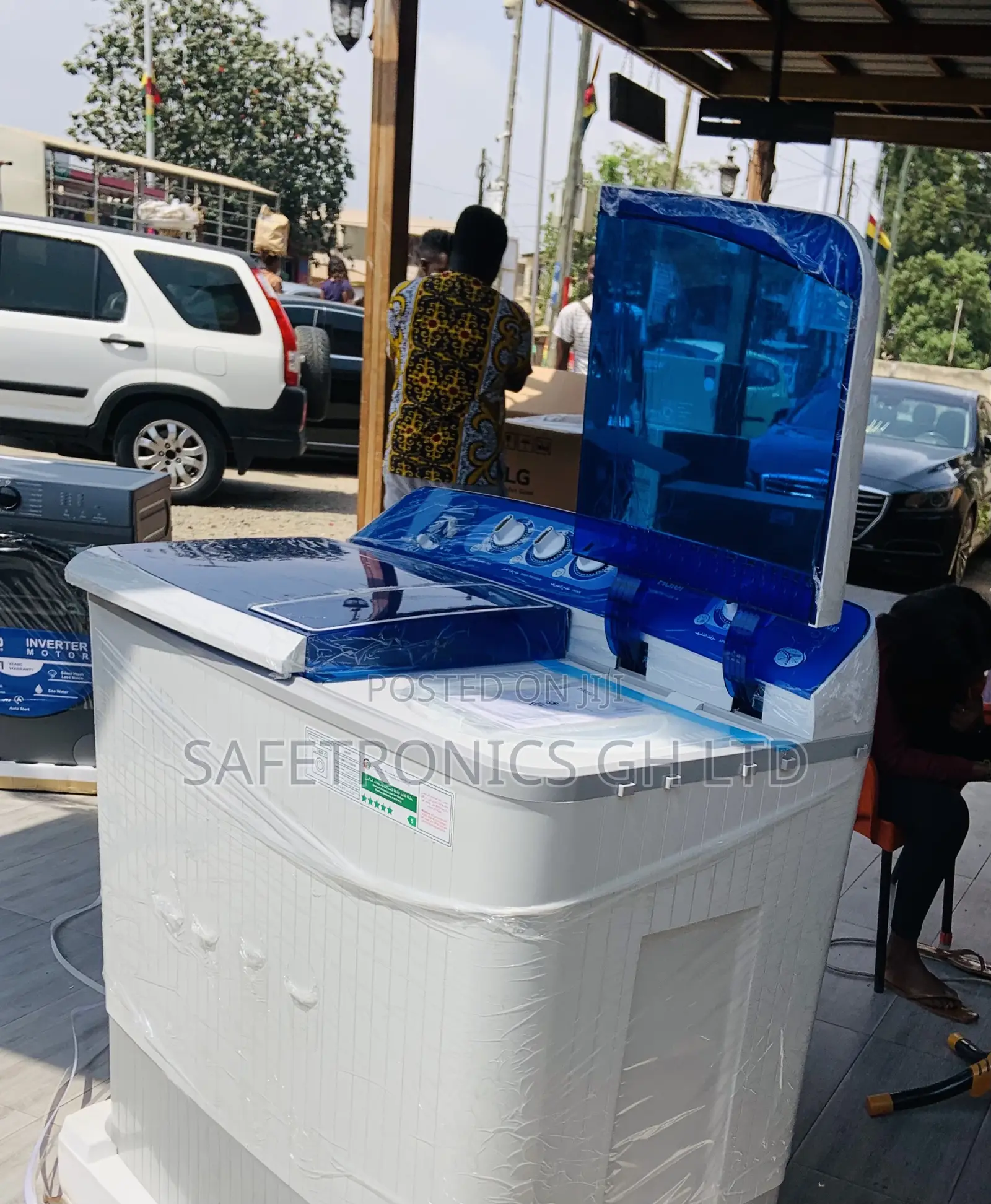 Choose Haier White 18kg Topload Semiauto Washingmachine