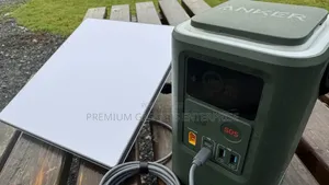 Starlink Mini With Anker Solix Power Bank.