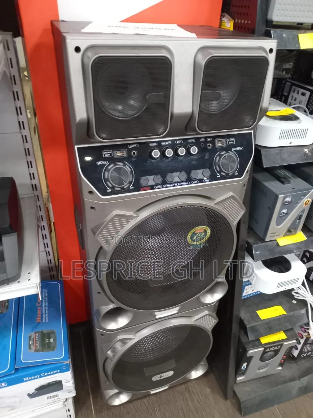 LED Lights DZIRE Speaker - Powerful!