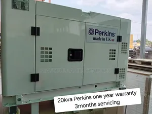 White Coloured Generator Perkins 20kva 20kva