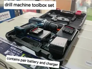 Bosch Cordless Hand Drilling Machine Box Additional Tools