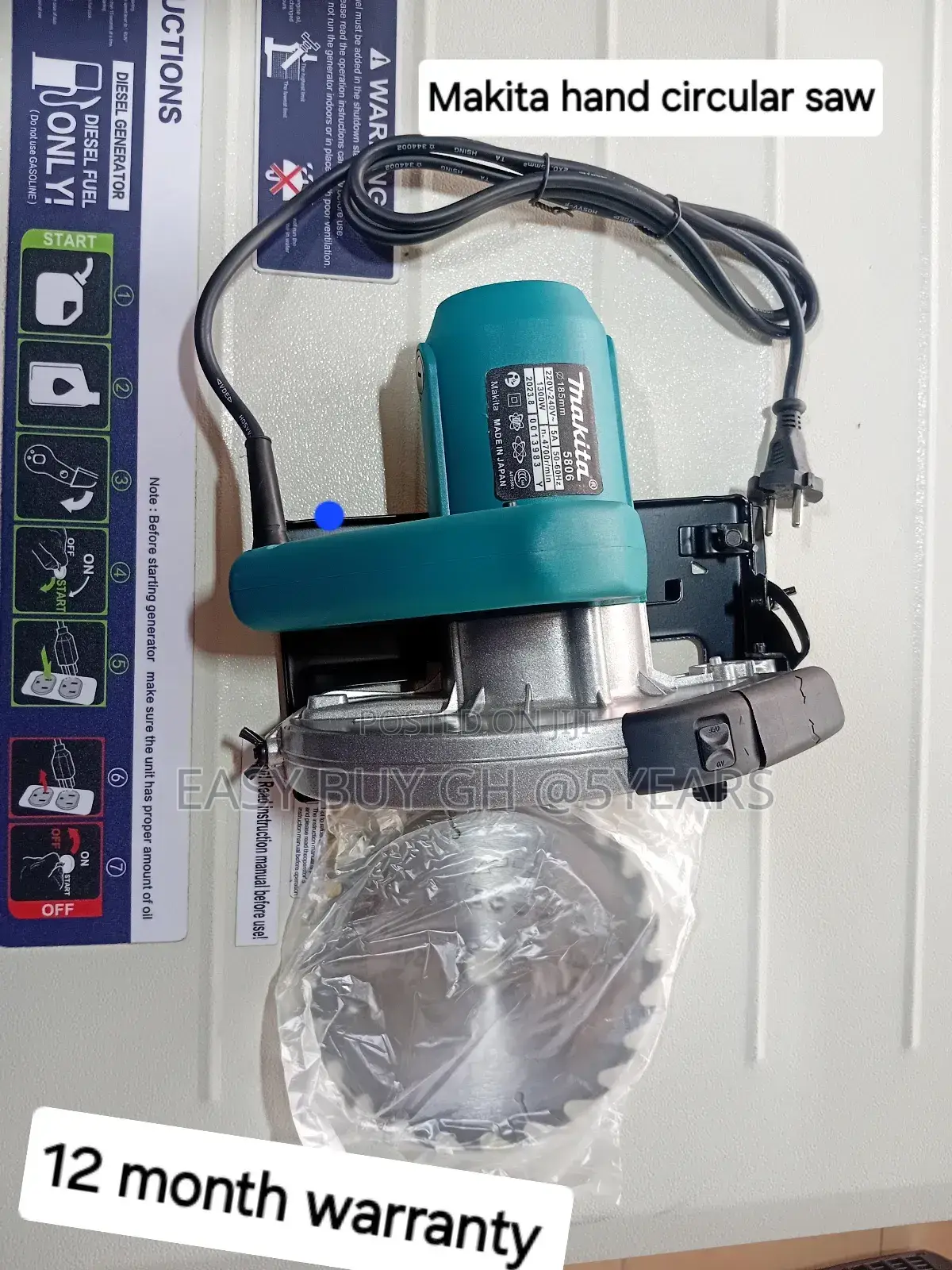 Makita Electric Circular Cutter With Strong Disc