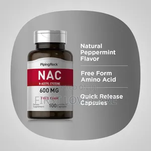 Piping Rock Nac N Acetyl Cysteine 600mg